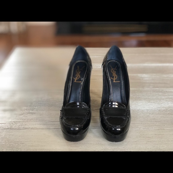 YSL (Saint Laurent) Mary Jane Platform Pumps - Picture 3 of 5